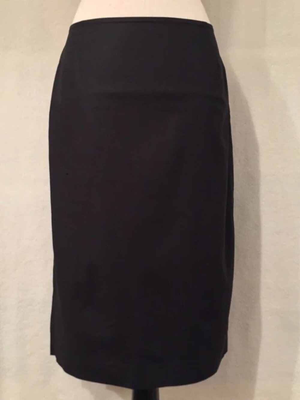Lafayette 148 NY black cotton blend pencil skirt